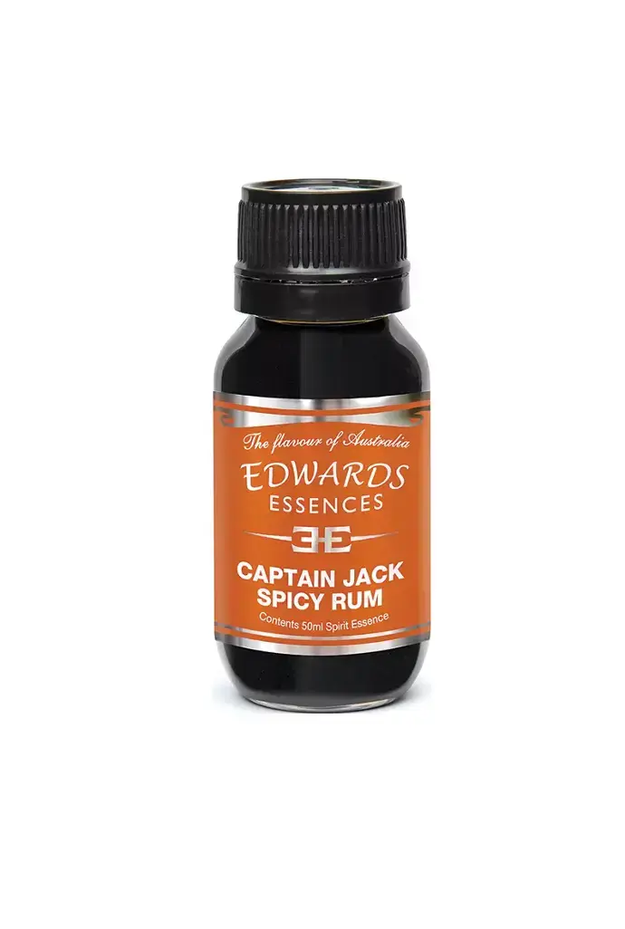 Edwards Essences Captain Jack Spicy Rum - Rich spices blended with Caribbean Rum for a flavourful experience