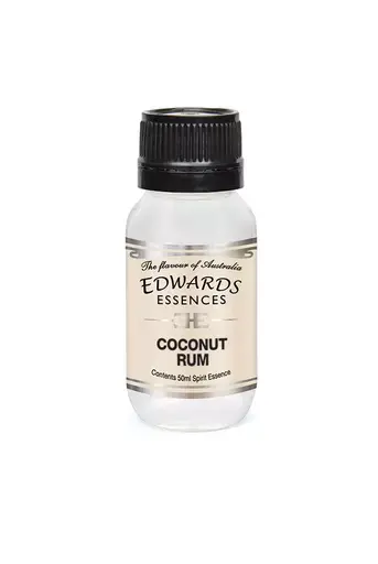 Edwards Essences Coconut Rum, a smooth and rich coconut-infused rum flavouring