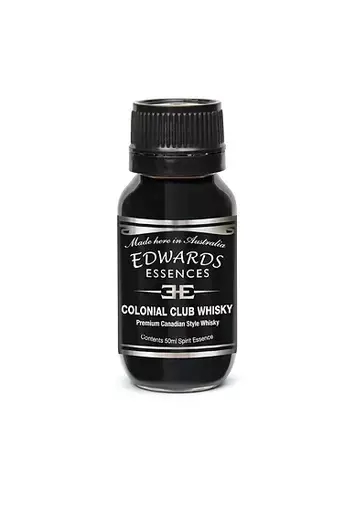 A bottle of Edwards Essences Honey Bourbon, a smooth and rich honey-infused bourbon flavouring